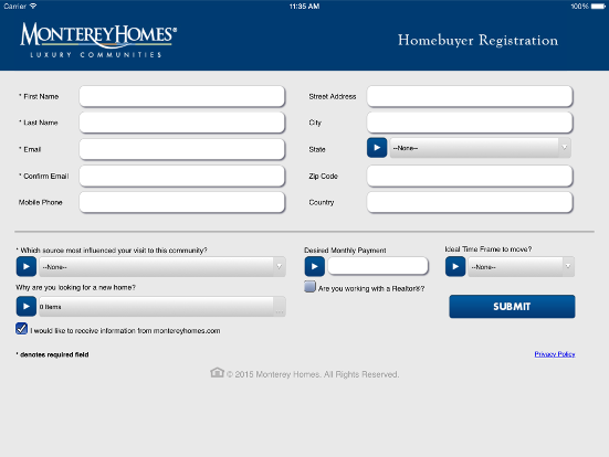 HB Registration screenshot
